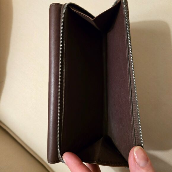 Vintage Coach Leather Wallet Mahogany Brown - Picture 4 of 5